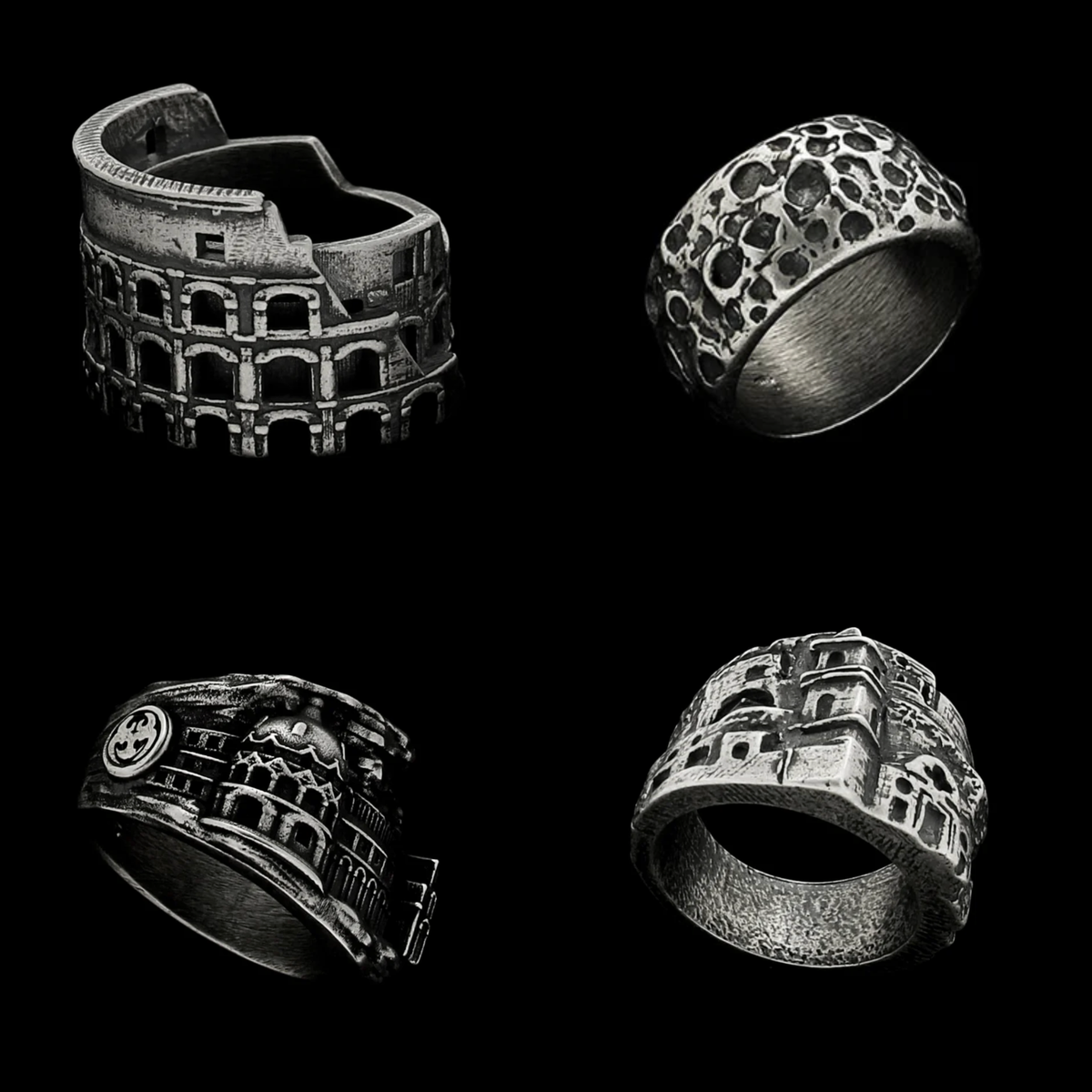 Anelli realistici in Argento 925: sculture da indossare firmate Manuel Bozzi